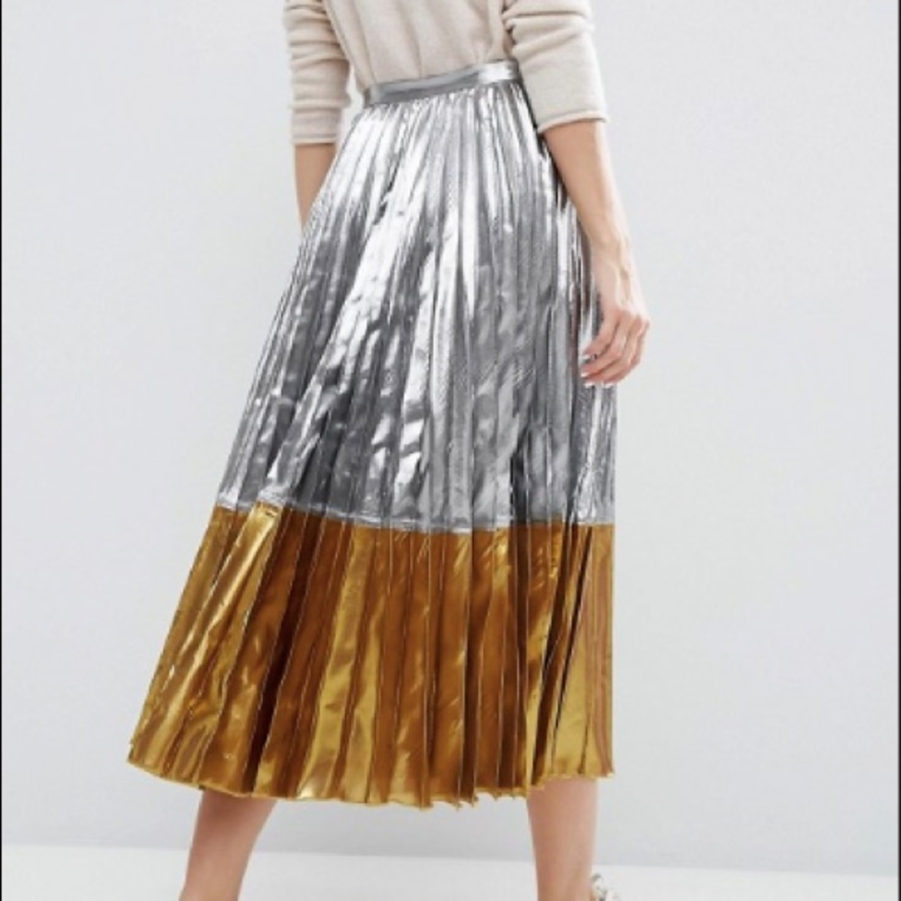 ISO ASOS MIDI pleated skirt